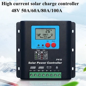 

Solar Charge Controller 48V 50A 60A 80A 100A Automatic Photovoltaic Solar Panel Cells Street Light Lifepo4 Lithium Lipo AGM GEL