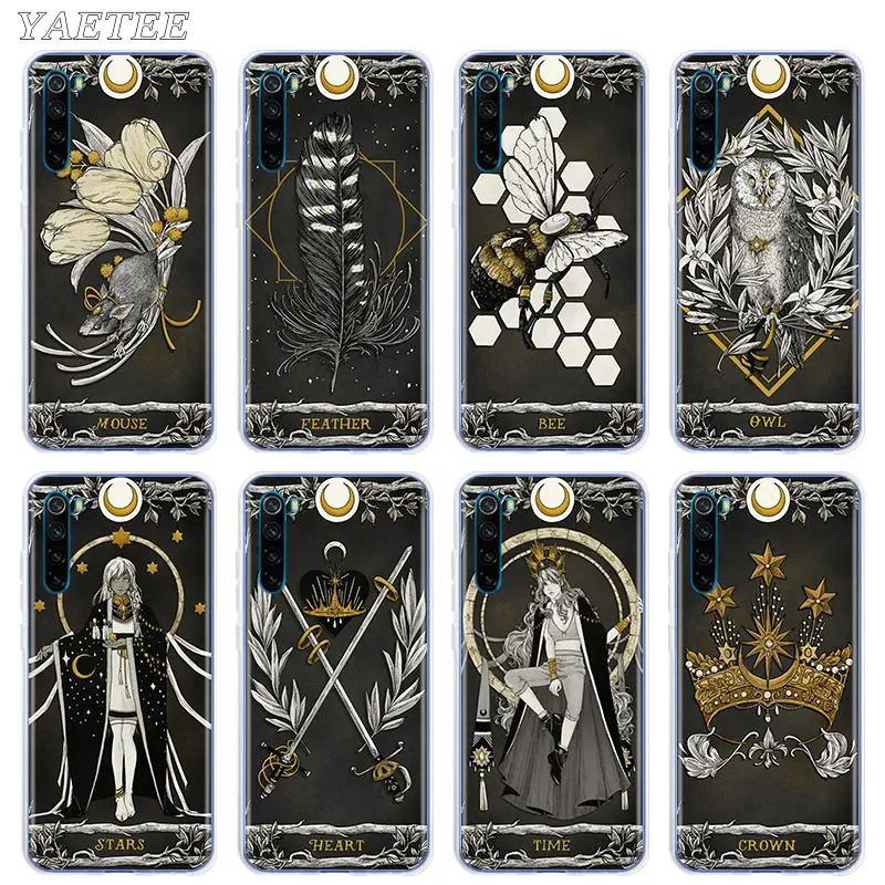 

Silicone Case For Xiaomi Redmi Note 9 9S 8 Pro 8T 7 Redmi 9 9A 9C 8 8A 7 7A 6 Ultra Thin Clear Back Shell Cover Death Tarot
