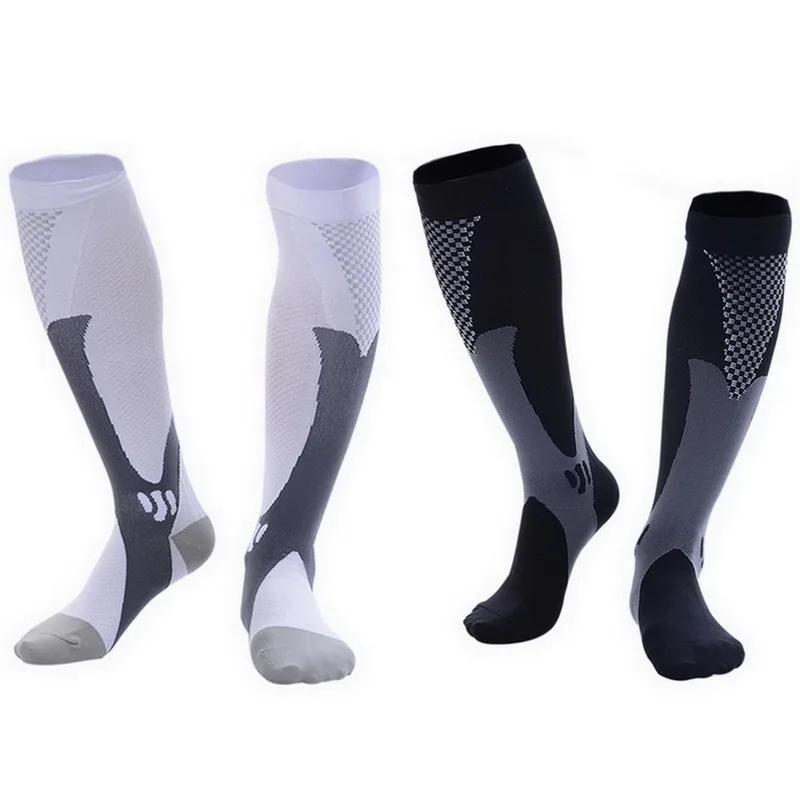 Sfit, мужские профессиональные баскетбольные носки, для спорта на открытом воздухе, велоспорта, бега, футбола, туризма, Компрессионные носки - Цвет: E384375A