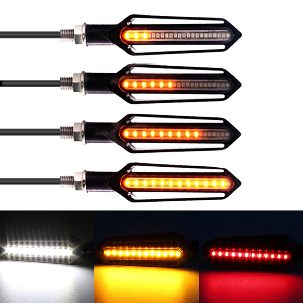 Универсальный светодиодный поворотник для мотоцикла мигающий индикатор yamaha raptor