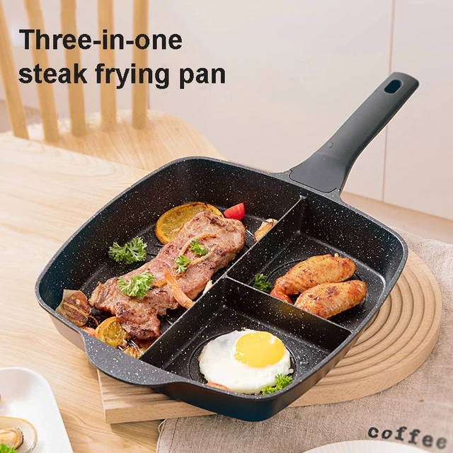 Divided Frying Pan for Tamagoyaki Omelette