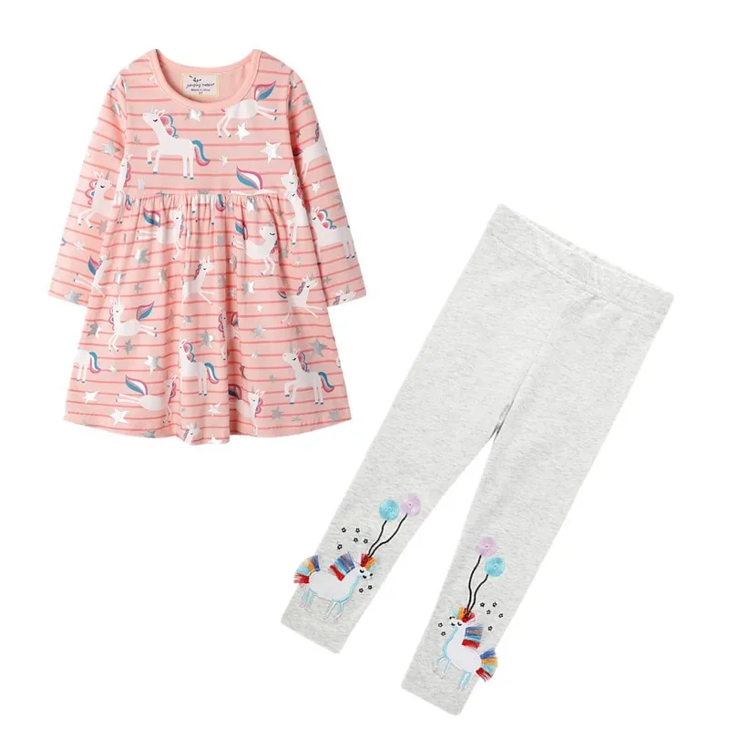 Комплекты одежды для девочек с изображением яблока; комплекты одежды для детей; весеннее Хлопковое платье с рисунком и штаны; комплекты одежды с длинными рукавами для девочек; детские зимние комплекты - Цвет: 72031155
