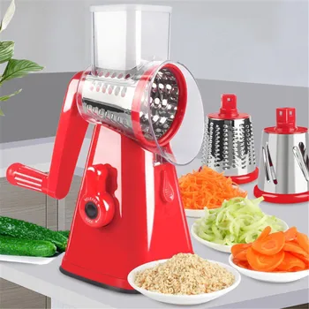 

Manual Vegetable Cutter Slicer Kitchen Accessories Multifunction Rotate Mandoline Slicer Potato Cheese Grater Kitchen Gadgets