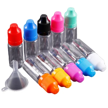 

20pcs 15ml Hot Buy PET Empty Plastic Dropper Bottle for Eye Drop E Liquid Bottle Smoke Oil Bottle with Childproof Cap