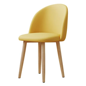 

Nordic INS Solid Wood Dining Room Dining Chair Restaurant Office Meeting Dressing Chair Home Bedroom Learning Solid Wood Chair