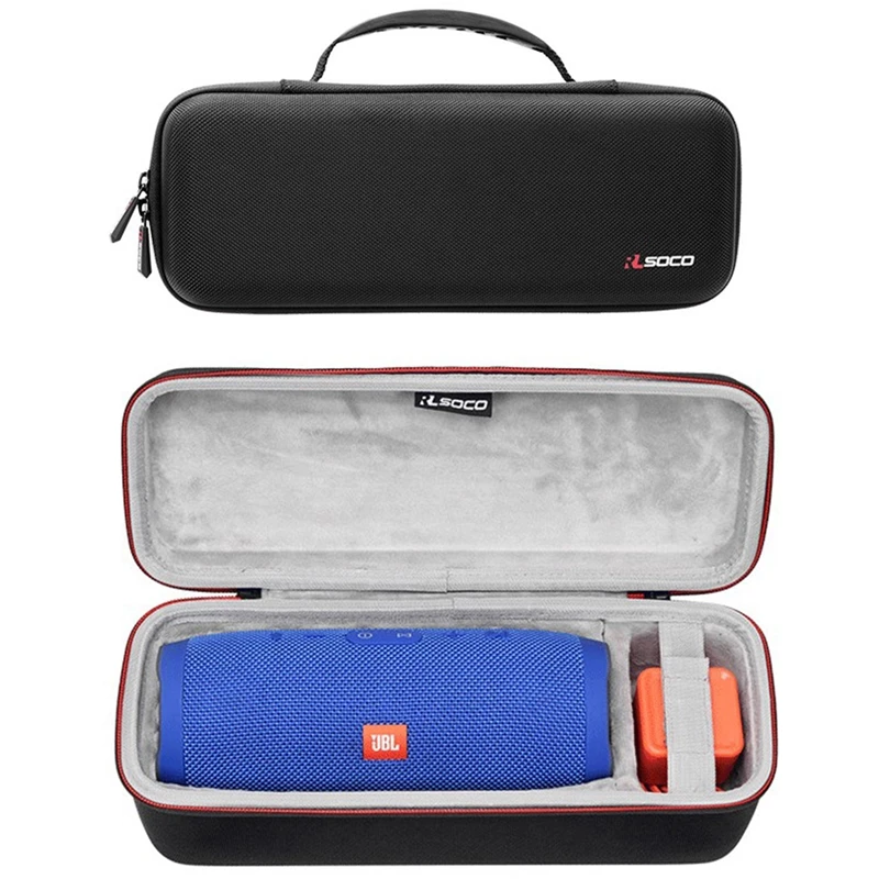 

Newest EVA Storage Case For JBL Charge 3 Travel Protective Bag Cover for jbl charge3 Bluetooth Speaker Extra Space Plug & Cables