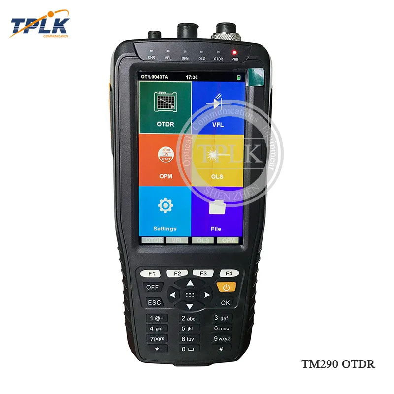 Горячая продажа TM290 Мини Смарт OTDR 1310/1550nm с VFL/OPM/OLS сенсорный экран оптический