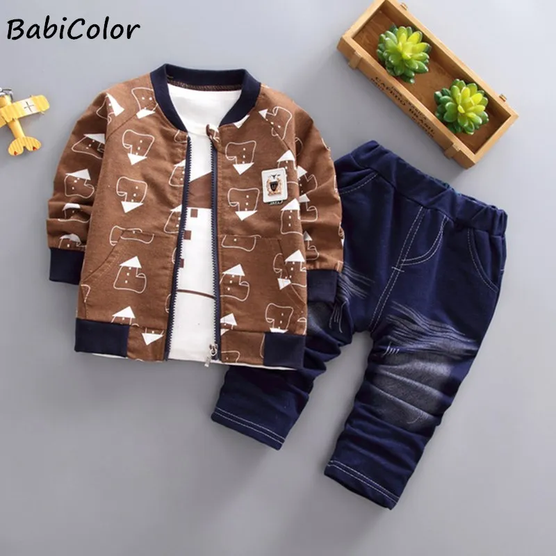 Trajes de bebé varones, conjuntos de ropa informal infantil, tops + pantalón, conjuntos de ropa de moda, atuendo para bebé recién nacido, primavera y otoño, 2 uds.