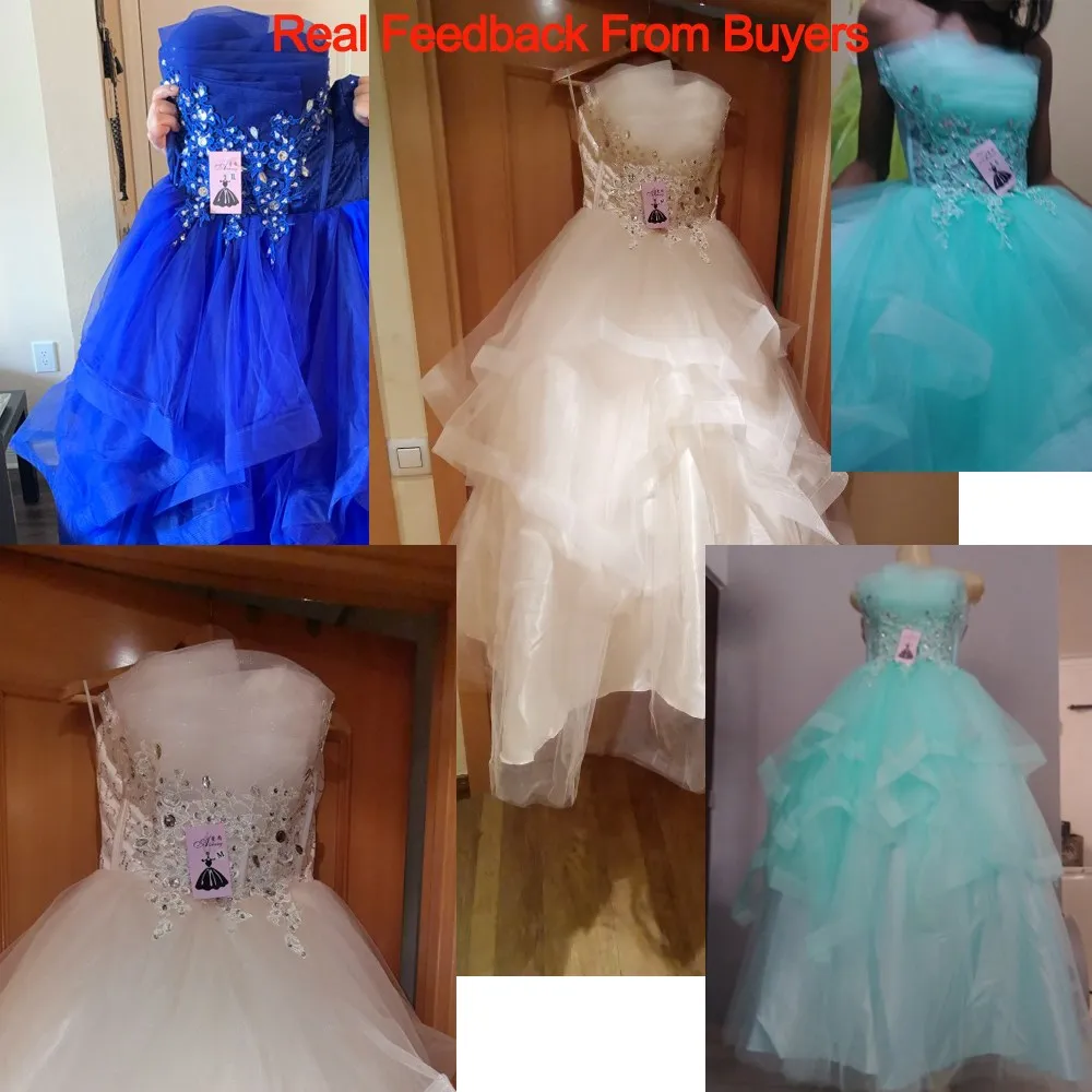 Quinceanera Dresses The Party Prom Elegant Strapless Ball Gown 5 Colors Formal Homecoming Quinceanera Dress Size