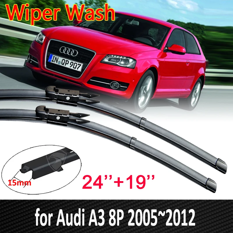 Car Wiper Blades for Audi A3 8P 20052012 2006 2007 2008 2010 2011
