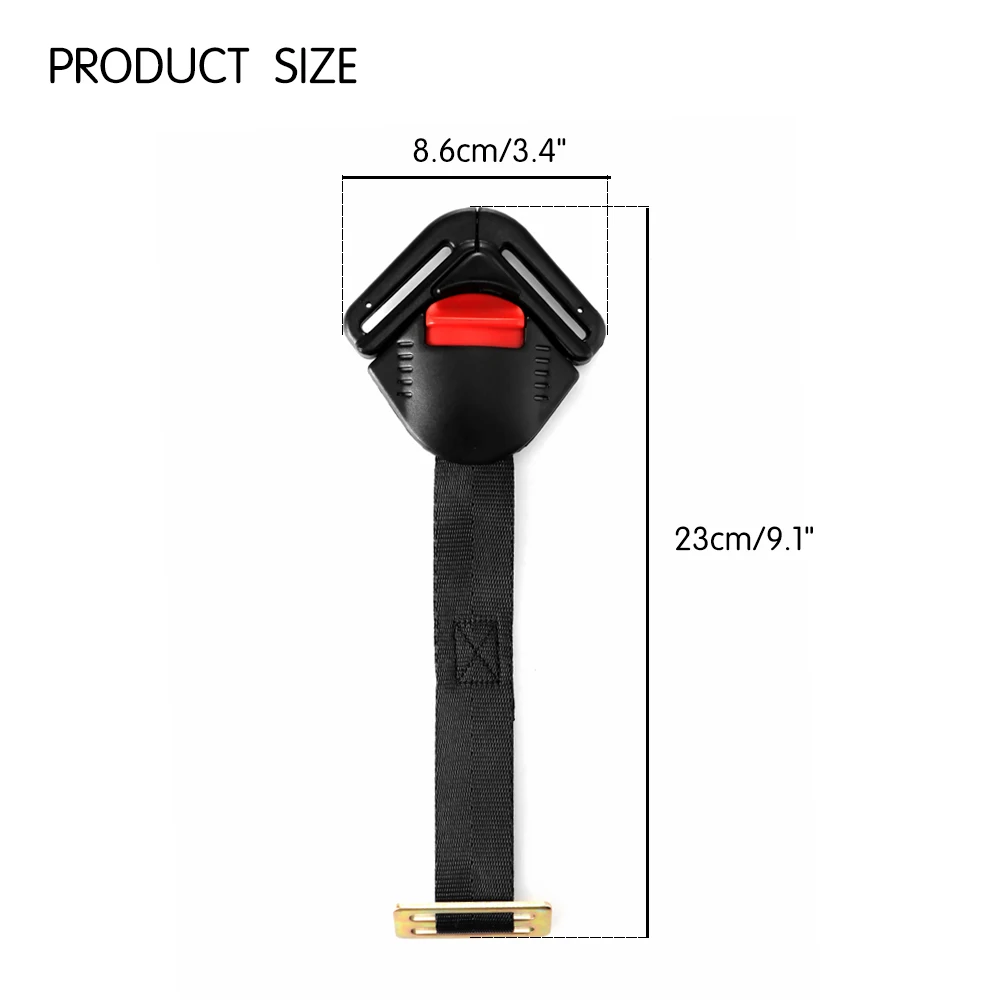1Pcs Black Car Baby Safety Seat Clip Fixed Lock Buckle Safe Belt Strap Harness Chest Child Latch Toddler Clamp | Автомобили и