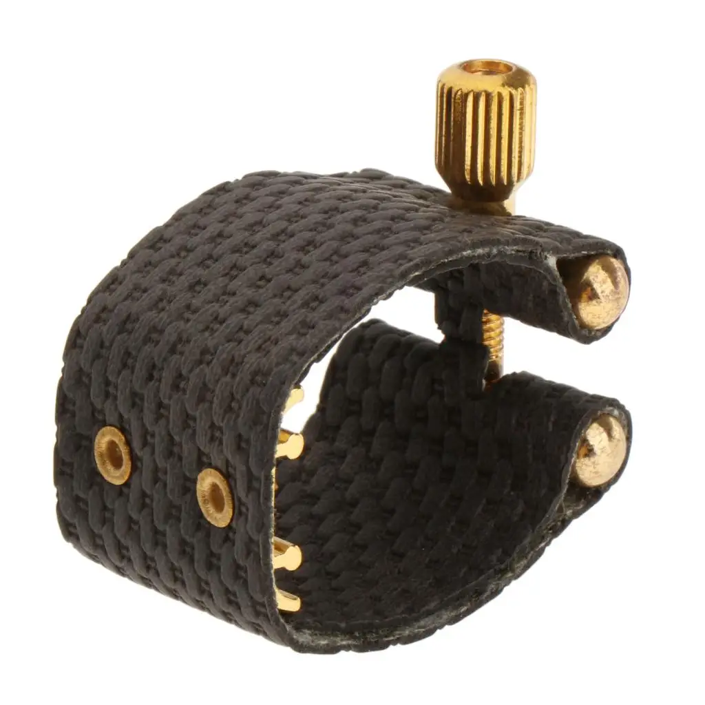 Saxophone Ligature Climp Durable Fastener Alto Tenor Soprano Sax Clarinet Part Replacement Sax Mouthpiece Ligature Clip Clamp
