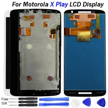 For Motorola X Play LCD Display Touch Screen With Frame Digitizer Assembly 5.5" LCD Screen For Moto XPlay XT1561 XT1562 XT1563