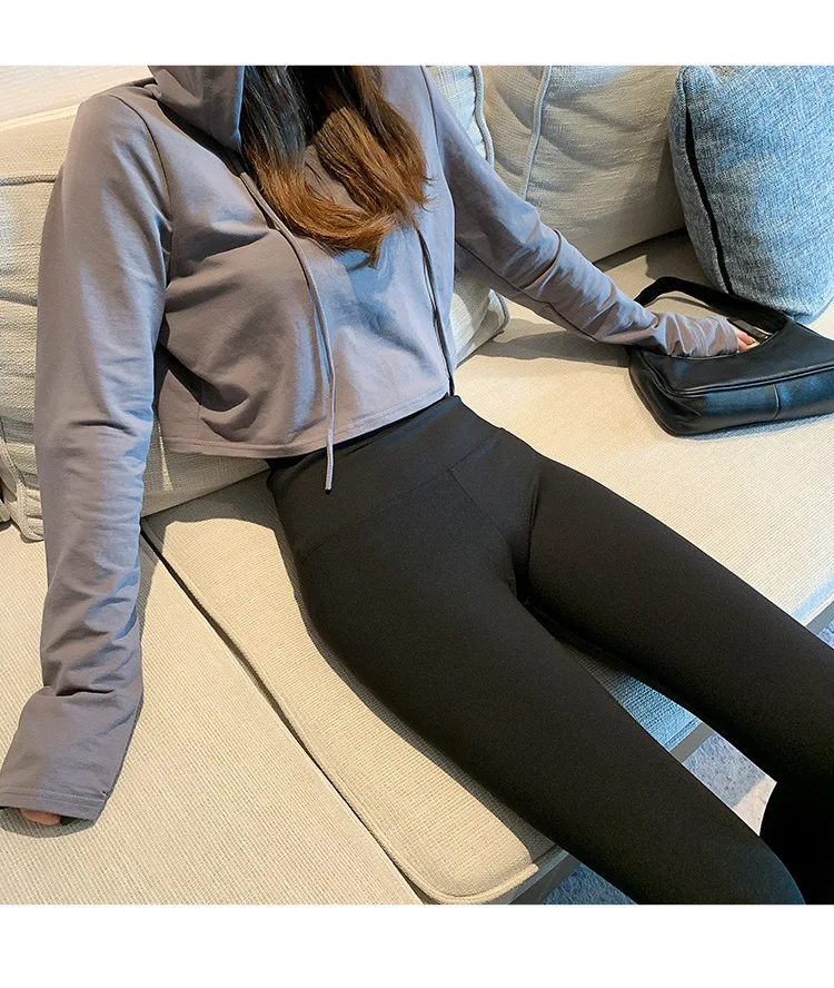 gymshark leggings Black Tight Outwear Leggings Korean Fashion Joggers Vintage Summer Sweatpants Women'S Clothing Pants Trousers For Female 2021 workout leggings