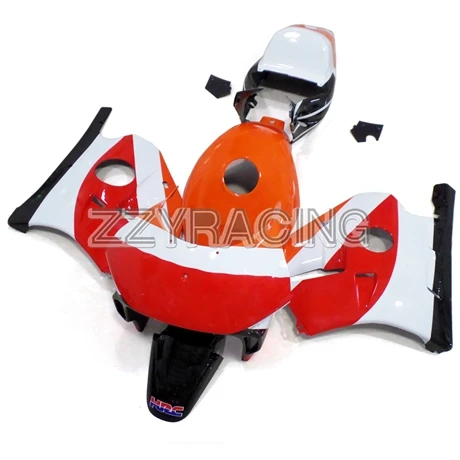 Выполните Обтекатели Наборы для Honda CBR250RR MC22 1990 1991 1992 1993 1994 CBR250RR MC22 впрыска ABS Пластик кузов оранжево-красный - Цвет: As Photo Shown