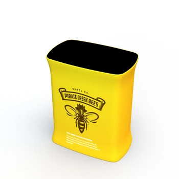 

Custom logo printed Rectangle shape wooden board with aluminum frame for retail store marketing