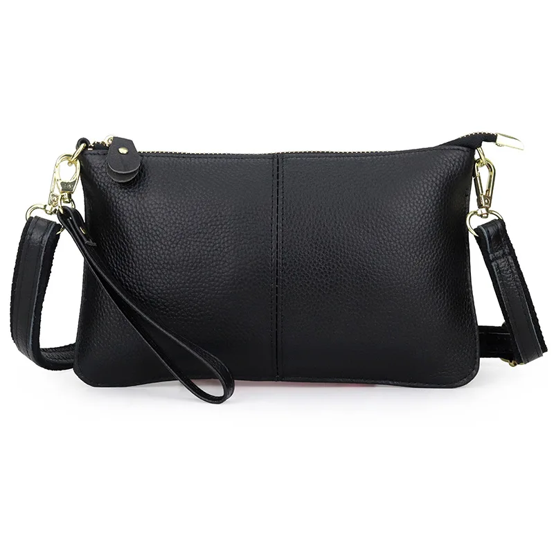 Crossbody-Bags Clutch-Bag Bags Designer Luxury Purses Genuine-Leather Woman New-Fashion