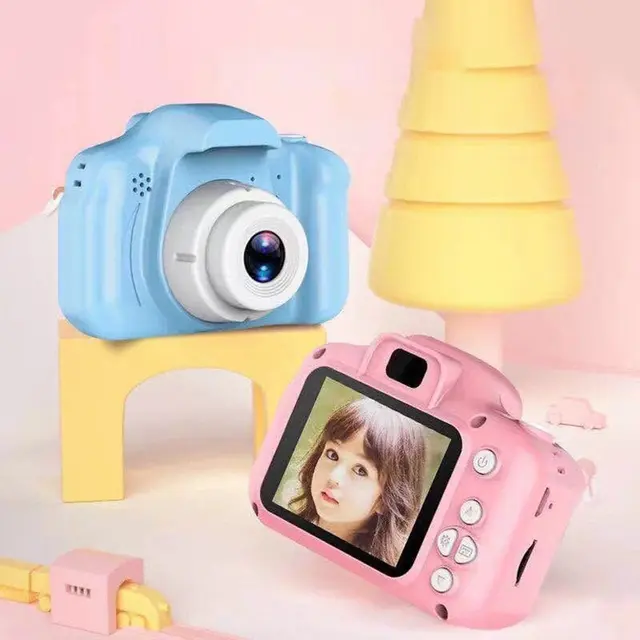 2.0 Inches 800w Pixel High Definition Mini Children's Digital Camera Portable SLR Camera Toys Exquisite Gifts For Children 1