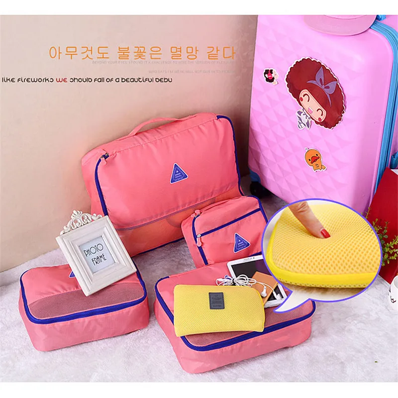 

Korean Version Solid Color Shockproof Anti-fall Digital Travel Bag Charger Data Cable Storage Cosmetic Bag Makeup Organizer Lady