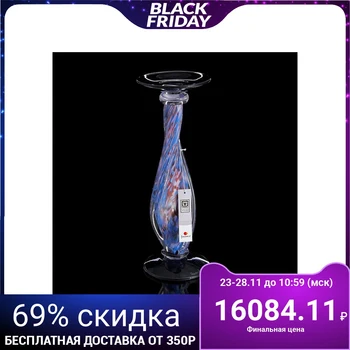 

Candlestick "Helix", blue