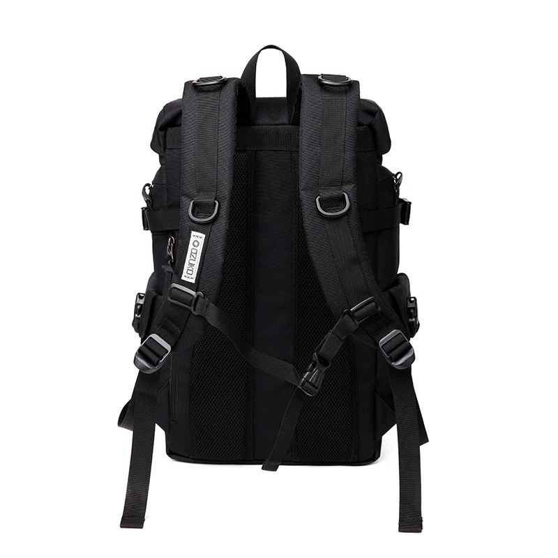 Mochila модный рюкзак для мужчин Путешествия черные Наплечные сумки ozuko сумка для ноутбука мужские рюкзаки большой школьный рюкзак