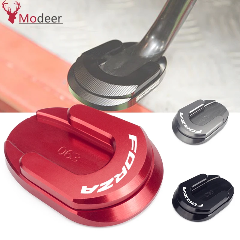 

Foot Side Kickstand Enlarge Parking Kick Stand Extension Pad Plate Pedal For Honda Forza 300 Forza300 2018 2017 2019