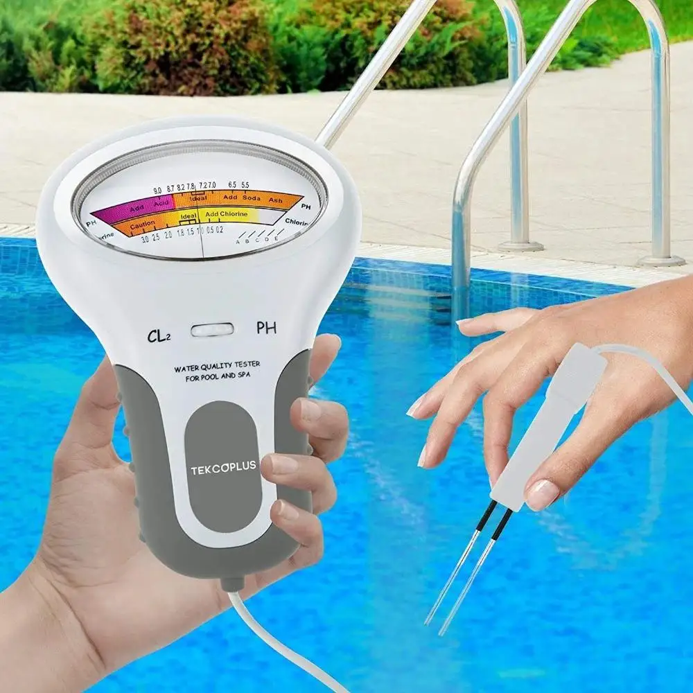 

PH Swimming Pool Water Quality Testing Instrument Ph Tester Electronic Monitor Swimming Pool Residual Chlorine Test Portable