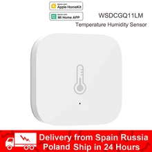 Aqara-Sensor inteligente de temperatura y presión de aire, Sensor de ambiente ZigBee inalámbrico, funciona con mi aplicación para hogares Homekit