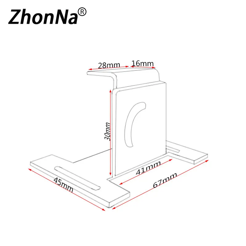 16mm Wood Machine Laser Line Locator Mount Metal Bracket for DIY Positioner Rotary Axis 12mm16mm20mm25mm Module Optional