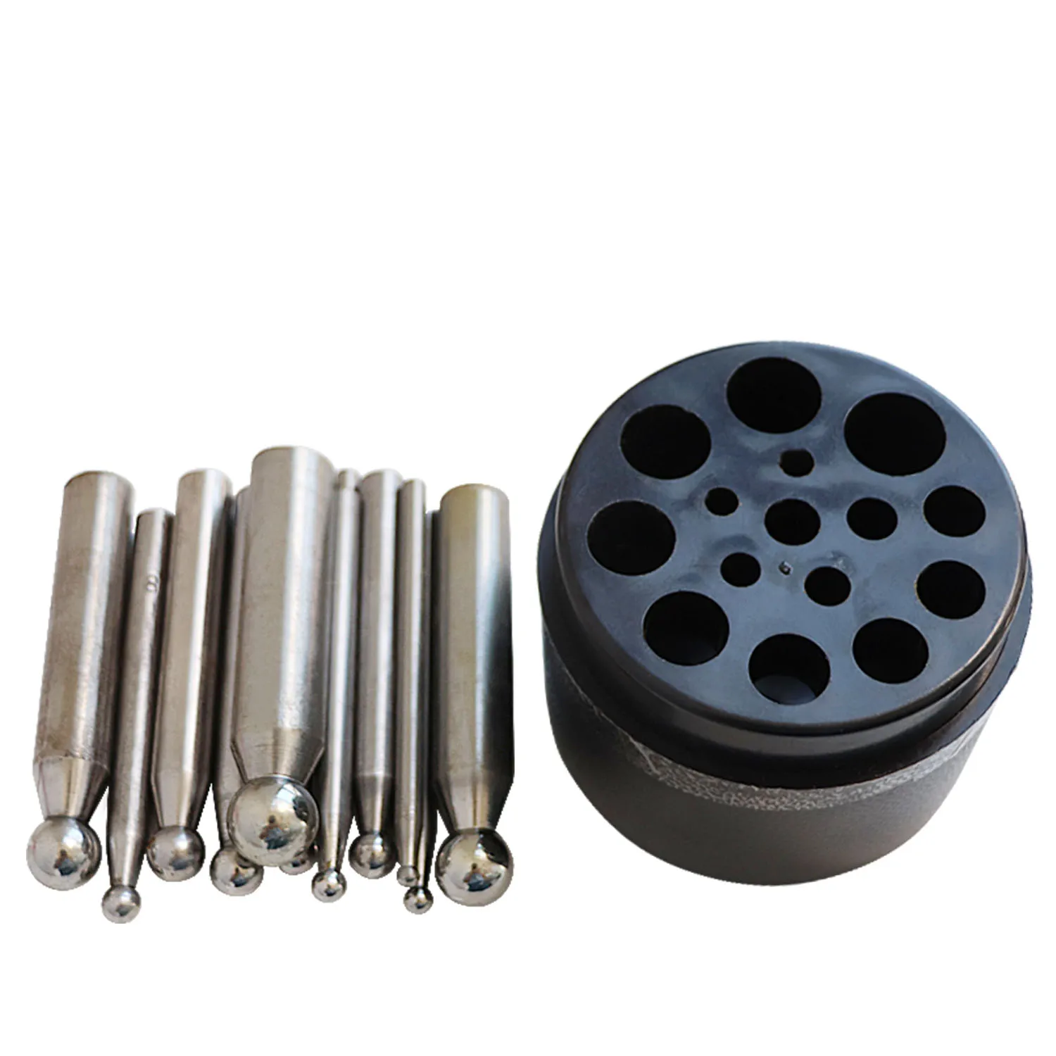 Nest Bead Making High Hardness Round / Punch And Drill Brand New Hard Plastic Packaging 15-17 Punches