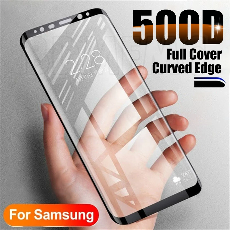 Защитное стекло 500D для Samsung Galaxy S10E S10 S20 Plus Lite Note 10/20 Pro A50 A30 A51 A71 | Мобильные телефоны