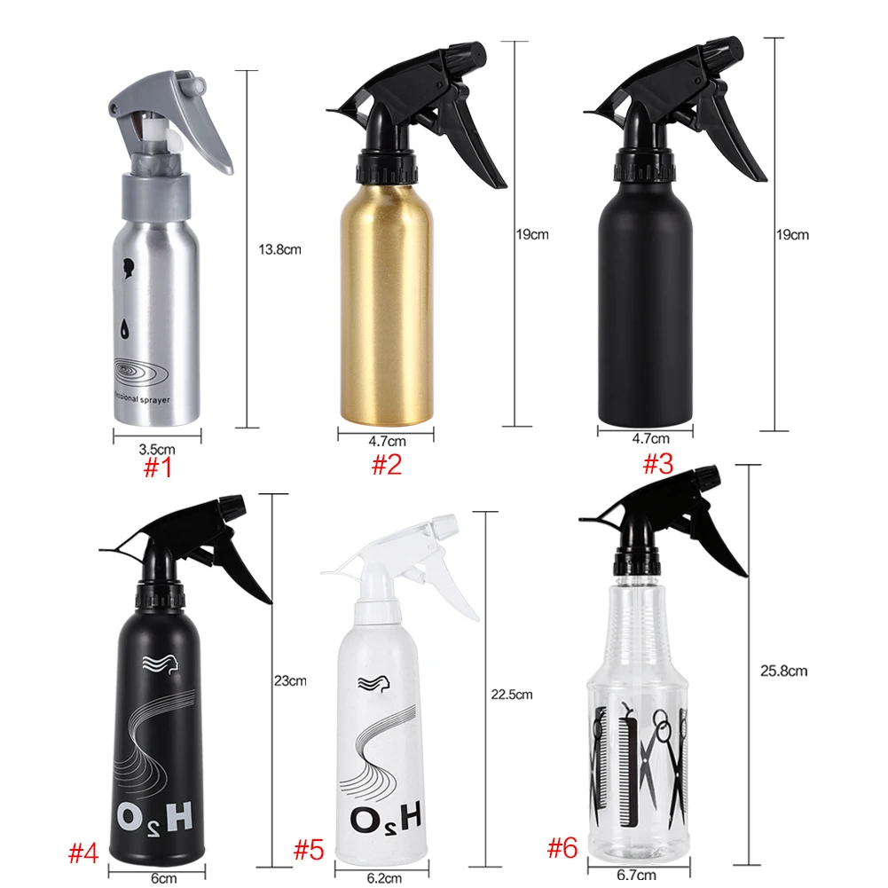 60/200/350/450ml Hairdressing Spray Bottle Empty Bottle Refillable Mist Bottle Salon Barber Hair Tools Water Sprayer Care Tools 3