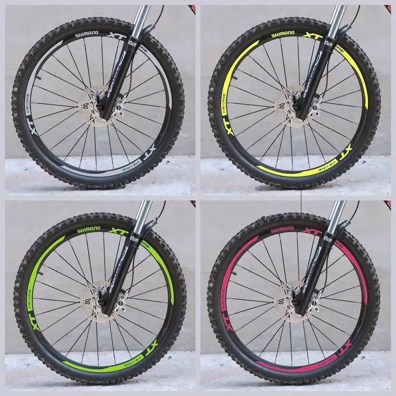 Наклейки на велосипедные колеса SHIMANO XT M785 наклейки обод велосипеда виниловые