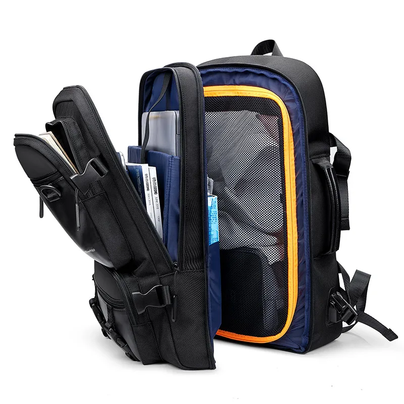 Men's Backpack Waterproof Laptop Back Pack Luxury Male Large Backpack Purse Handbags Business Casual Fashion Black Bag Men 2021
