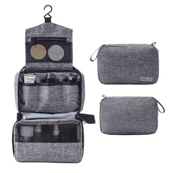 Multifunction Hanging Makeup Bag Organizer Travel Toiletry Bag Beautician Waterproof Large Capacity Hook Up Cosmetic Case Pouch