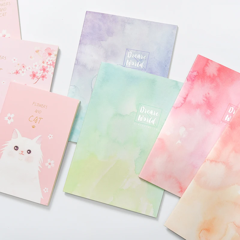 10pcs/set A5 Notebook Kawaii Cute Flowers Birds Animal Notebook B5 Painting of Diary Book Journal Record Office School Supplies 10pcs/set A5 Notebook Kawaii Cute Flowers Birds Animal Notebook B5 Painting of Diary Book Journal Record Office School Supplies