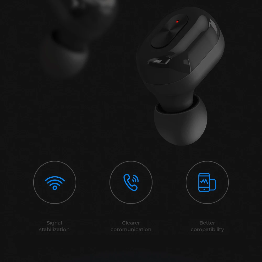 KEBIDU стерео спортивные Bluetooth наушники N9 TWS беспроводные наушники Earbus гарнитура с микрофоном 300 мАч Внешний аккумулятор