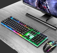 New Gaming keyboard and Mouse Wired keyboard with backlight keyboard Gamer kit 2000PDI Silent Gaming Mouse Set For PC Laptop