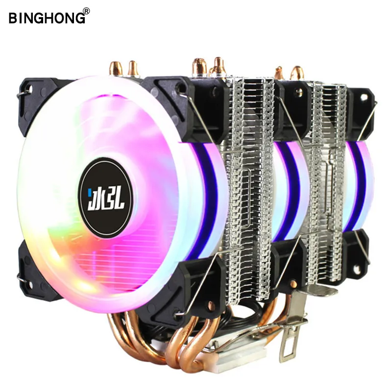 Радиатор ЦП LGA 775 1155 1356 1366 2011 X79 X99 AMD3 AM4 из чистой меди с 4 тепловыми трубками