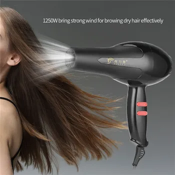 

Large Power Blow Dryer Professional Hot Cold Wind Hair Dryer Negative Ion Hairdryer 3 Temperature 2 Speed Setting Air Collecting