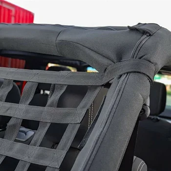 

Auto Roof Hammock Car For Jeep Wrangler YJ TJ JK JL 61.5" x 19" 1pc Cargo Net
