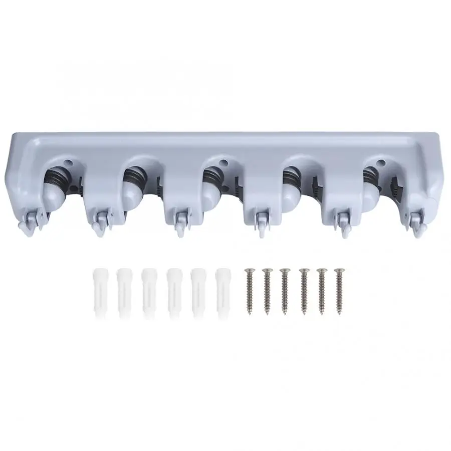 bathroom hook Multipurpose Wall Mounted Mop and Broom Umbrella Holder Organizer Storage Hooks Hanger car back seat holder bag
