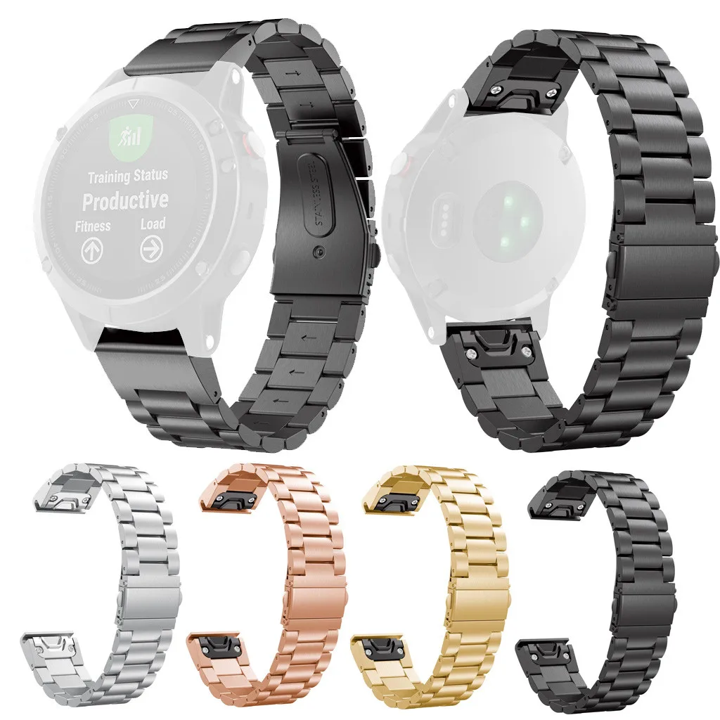 40 # браслет из нержавеющей стали быстрая замена ремешок для Garmin Fenix 6x Pro Смарт часы