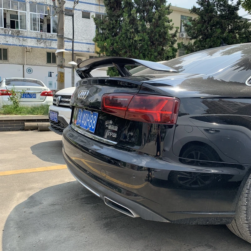 Cheap Carbon fiber/FRP GT stijl kofferbak spoiler voor Audi A3 A4 A5 A6 A7 TT S3 S4 S5 s6 S7 achtervleugel lip spoiler Cheap Carbon fiber/FRP GT stijl kofferbak spoiler voor Audi A3 A4 A5 A6 A7 TT S3 S4 S5 s6 S7 achtervleugel lip spoiler