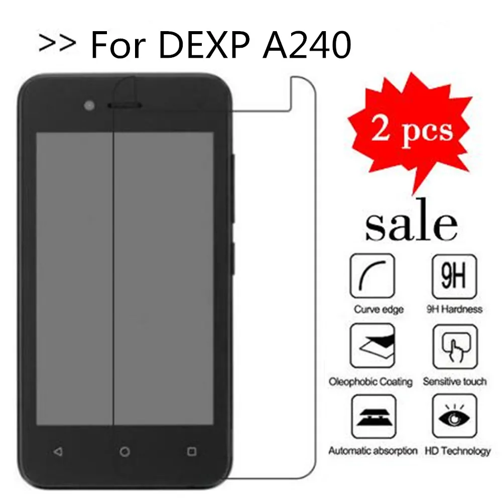 Для DEXP A240 закаленное стекло 9H Высококачественная защитная пленка