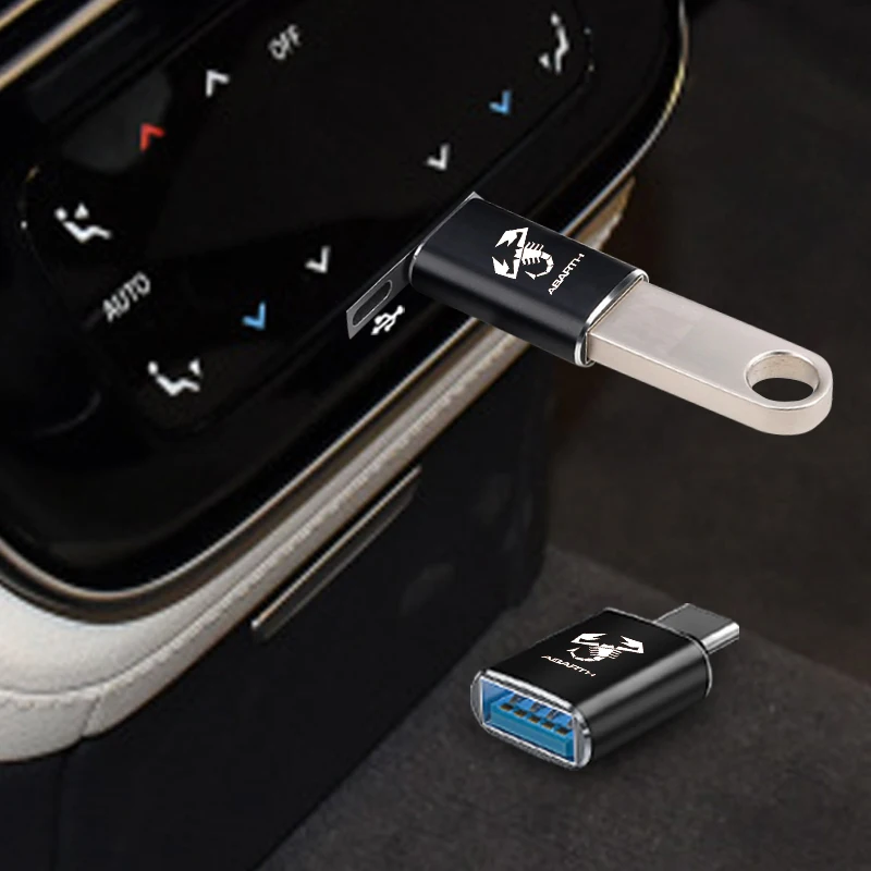 USB To Type C OTG Adapter USB USB-C Male To Micro USB Type-c Female Converter For Seat ibiza 6j 6l fr Ateca Altea xl leon 2 Leon