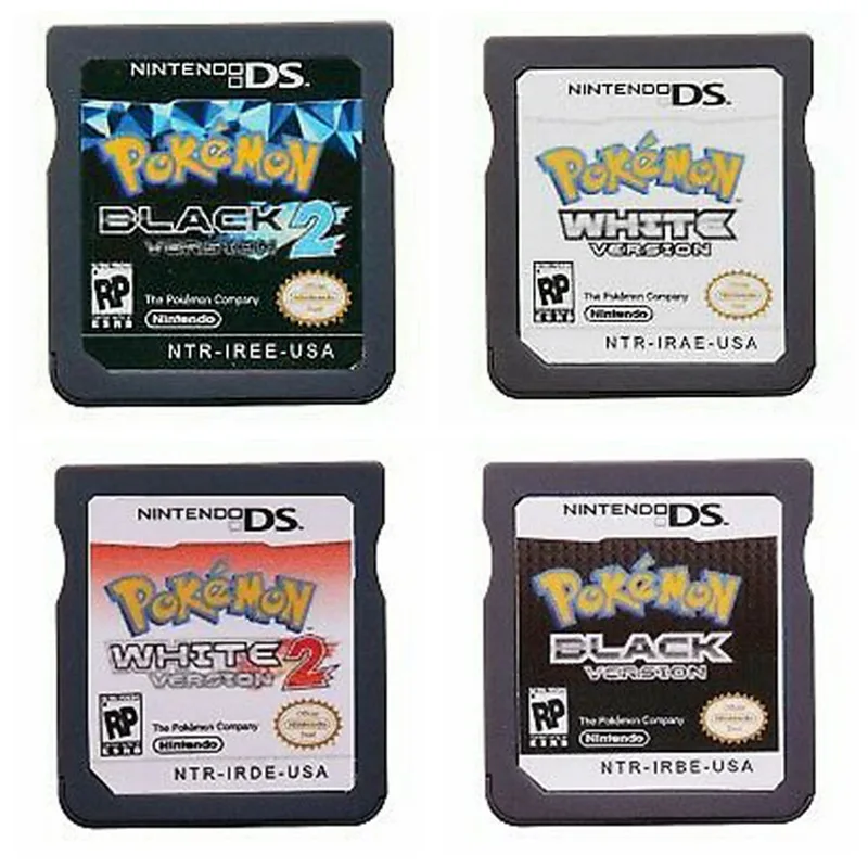 4 In 1 Pokemon Album 3ds Ndsl Game Naked Card Pocket Blackand White 2 Black And White Us Version Of The Card 3ds Card Pokemon Aliexpress Toys Hobbies
