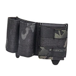 5.56 1+2 Side 9mm Magazine MOLLE Pouch Kydex Wedge Insert KYWI Malice Strap Clip For TMC Belt Hunting Paintball Accessories