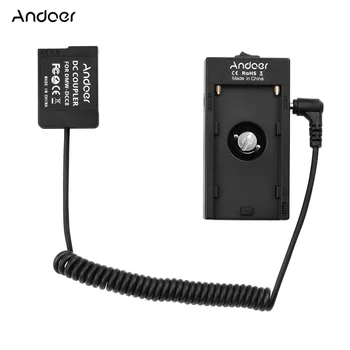

Andoer NP-F970 F750 Battery Plate Holder AdapterDMW-DCC8 Dummy Battery Coupler for G6/G7/G80/G81/G85/FZ2500/FZ2000/FZ300 Cameras