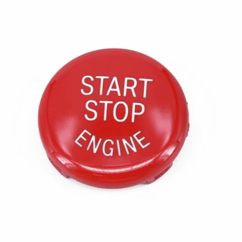 

1 * Car Engine Start Stop Button Cover Cap For BMW E90 E91 E60 E61 E84 Auto Interior Engine Start Button Covers